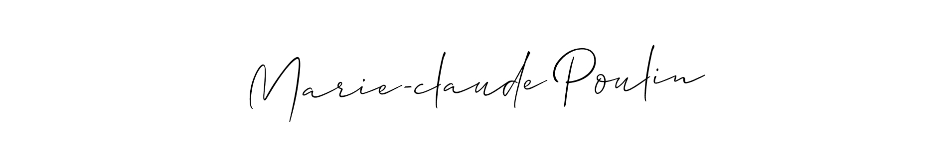 This is the best signature style for the Marie-claude Poulin name. Also you like these signature font (Allison_Script). Mix name signature. Marie-claude Poulin signature style 2 images and pictures png