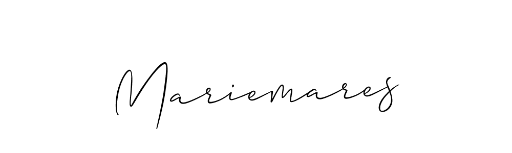 Best and Professional Signature Style for Mariemares. Allison_Script Best Signature Style Collection. Mariemares signature style 2 images and pictures png