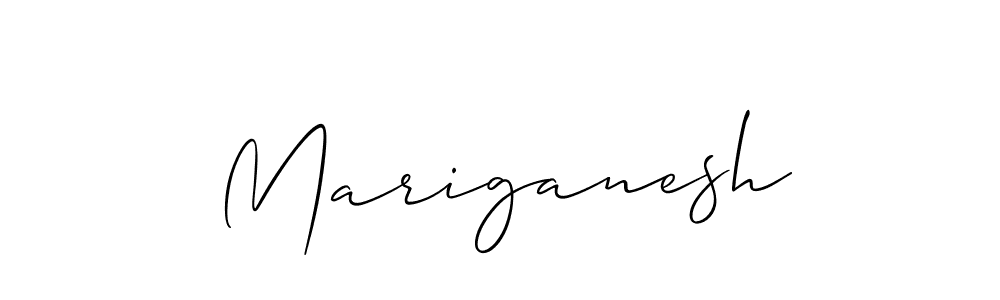 The best way (Allison_Script) to make a short signature is to pick only two or three words in your name. The name Mariganesh include a total of six letters. For converting this name. Mariganesh signature style 2 images and pictures png