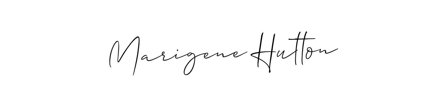 if you are searching for the best signature style for your name Marigene Hutton. so please give up your signature search. here we have designed multiple signature styles  using Allison_Script. Marigene Hutton signature style 2 images and pictures png