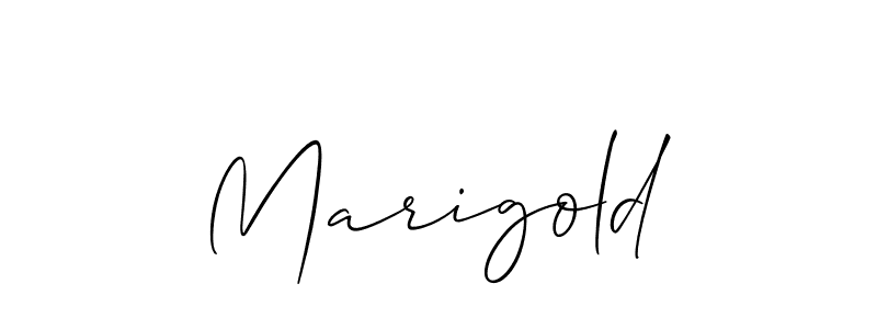 Make a beautiful signature design for name Marigold. With this signature (Allison_Script) style, you can create a handwritten signature for free. Marigold signature style 2 images and pictures png