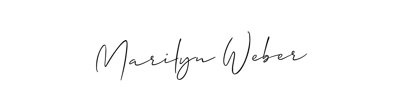 Use a signature maker to create a handwritten signature online. With this signature software, you can design (Allison_Script) your own signature for name Marilyn Weber. Marilyn Weber signature style 2 images and pictures png