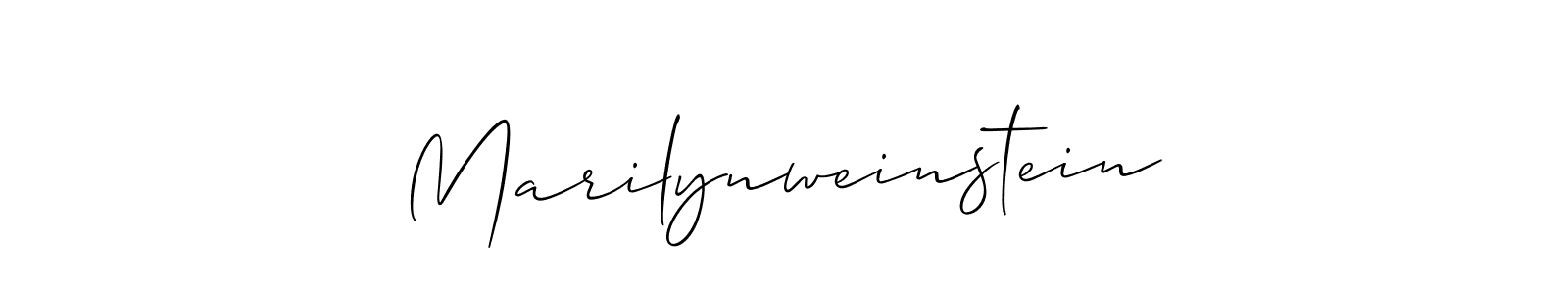 Similarly Allison_Script is the best handwritten signature design. Signature creator online .You can use it as an online autograph creator for name Marilynweinstein. Marilynweinstein signature style 2 images and pictures png