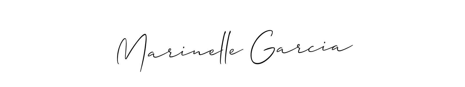 Also You can easily find your signature by using the search form. We will create Marinelle Garcia name handwritten signature images for you free of cost using Allison_Script sign style. Marinelle Garcia signature style 2 images and pictures png