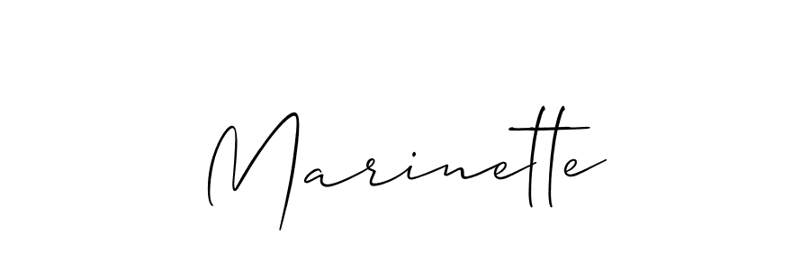 How to make Marinette signature? Allison_Script is a professional autograph style. Create handwritten signature for Marinette name. Marinette signature style 2 images and pictures png