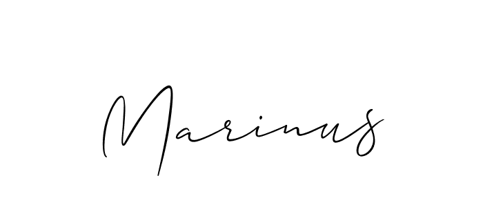 Allison_Script is a professional signature style that is perfect for those who want to add a touch of class to their signature. It is also a great choice for those who want to make their signature more unique. Get Marinus name to fancy signature for free. Marinus signature style 2 images and pictures png