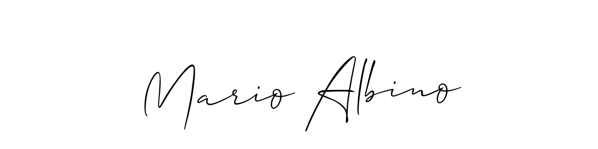You can use this online signature creator to create a handwritten signature for the name Mario Albino. This is the best online autograph maker. Mario Albino signature style 2 images and pictures png