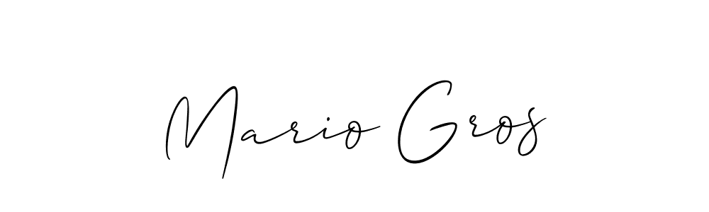 See photos of Mario Gros official signature by Spectra . Check more albums & portfolios. Read reviews & check more about Allison_Script font. Mario Gros signature style 2 images and pictures png