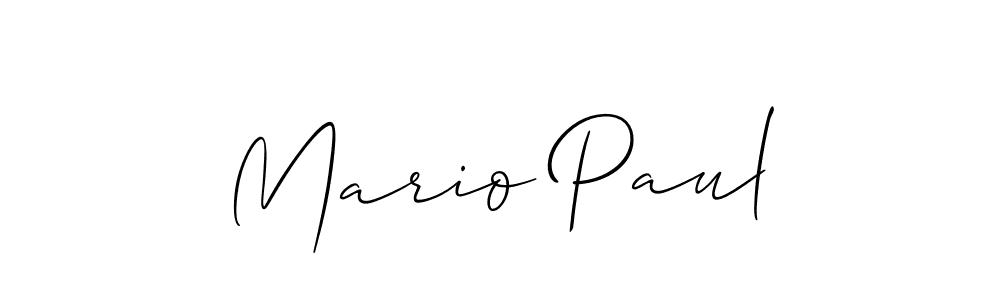 Also we have Mario Paul name is the best signature style. Create professional handwritten signature collection using Allison_Script autograph style. Mario Paul signature style 2 images and pictures png
