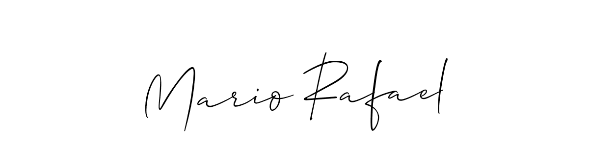 Allison_Script is a professional signature style that is perfect for those who want to add a touch of class to their signature. It is also a great choice for those who want to make their signature more unique. Get Mario Rafael name to fancy signature for free. Mario Rafael signature style 2 images and pictures png
