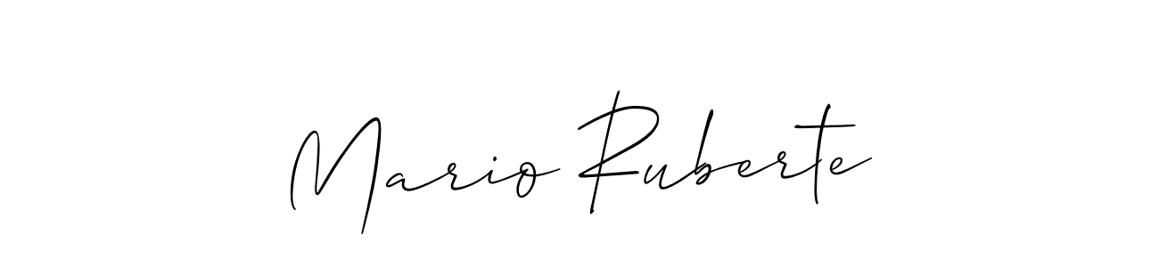 Make a beautiful signature design for name Mario Ruberte. Use this online signature maker to create a handwritten signature for free. Mario Ruberte signature style 2 images and pictures png