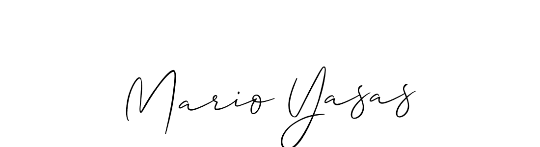 Once you've used our free online signature maker to create your best signature Allison_Script style, it's time to enjoy all of the benefits that Mario Yasas name signing documents. Mario Yasas signature style 2 images and pictures png