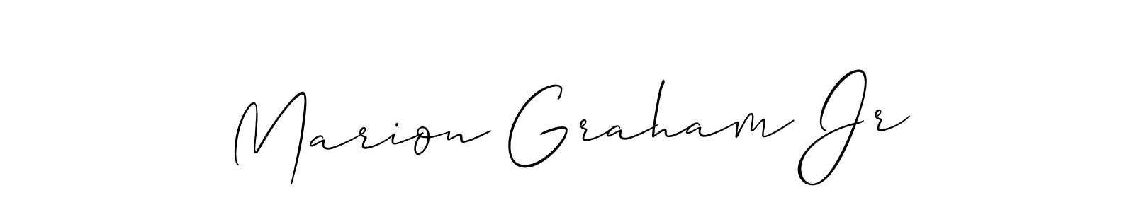 Best and Professional Signature Style for Marion Graham Jr. Allison_Script Best Signature Style Collection. Marion Graham Jr signature style 2 images and pictures png