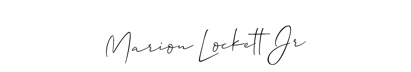 Make a beautiful signature design for name Marion Lockett Jr. Use this online signature maker to create a handwritten signature for free. Marion Lockett Jr signature style 2 images and pictures png