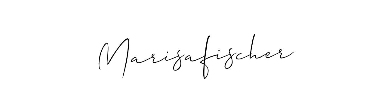 if you are searching for the best signature style for your name Marisafischer. so please give up your signature search. here we have designed multiple signature styles  using Allison_Script. Marisafischer signature style 2 images and pictures png