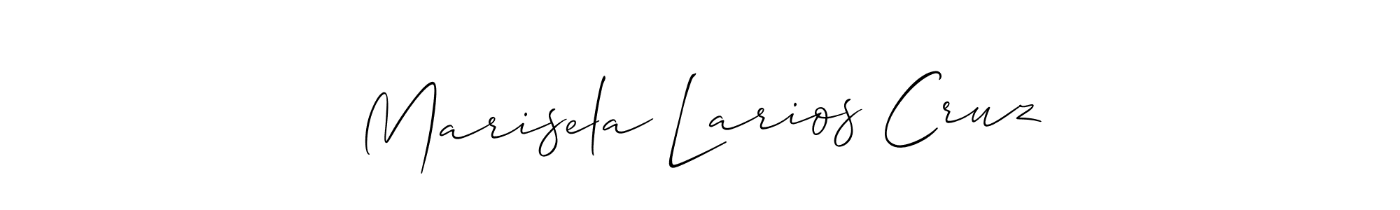 Make a short Marisela Larios Cruz signature style. Manage your documents anywhere anytime using Allison_Script. Create and add eSignatures, submit forms, share and send files easily. Marisela Larios Cruz signature style 2 images and pictures png