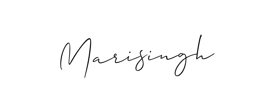 Also You can easily find your signature by using the search form. We will create Marisingh name handwritten signature images for you free of cost using Allison_Script sign style. Marisingh signature style 2 images and pictures png