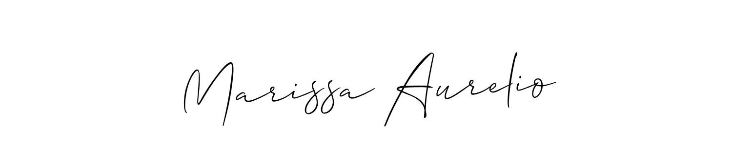 You can use this online signature creator to create a handwritten signature for the name Marissa Aurelio. This is the best online autograph maker. Marissa Aurelio signature style 2 images and pictures png