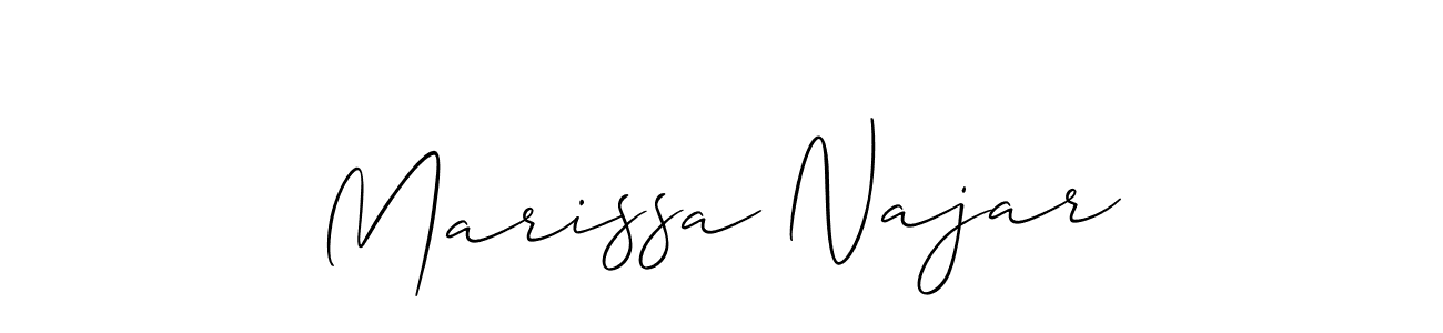 Once you've used our free online signature maker to create your best signature Allison_Script style, it's time to enjoy all of the benefits that Marissa Najar name signing documents. Marissa Najar signature style 2 images and pictures png