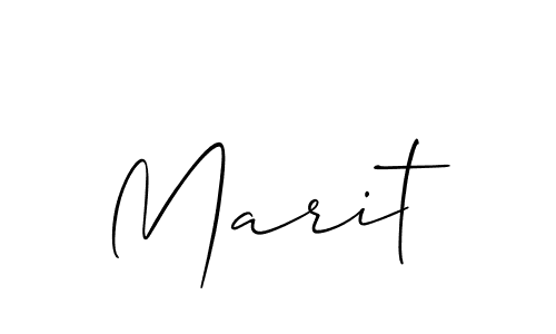 if you are searching for the best signature style for your name Marit. so please give up your signature search. here we have designed multiple signature styles  using Allison_Script. Marit signature style 2 images and pictures png