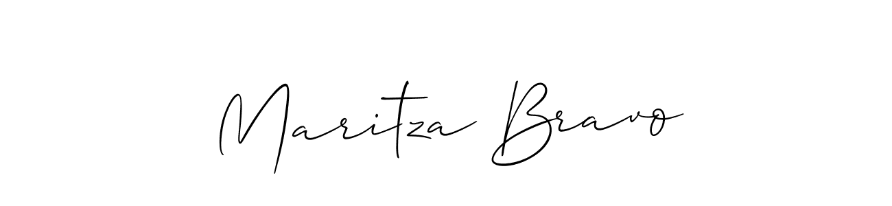 Once you've used our free online signature maker to create your best signature Allison_Script style, it's time to enjoy all of the benefits that Maritza Bravo name signing documents. Maritza Bravo signature style 2 images and pictures png
