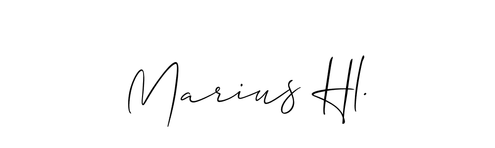 This is the best signature style for the Marius Hl. name. Also you like these signature font (Allison_Script). Mix name signature. Marius Hl. signature style 2 images and pictures png