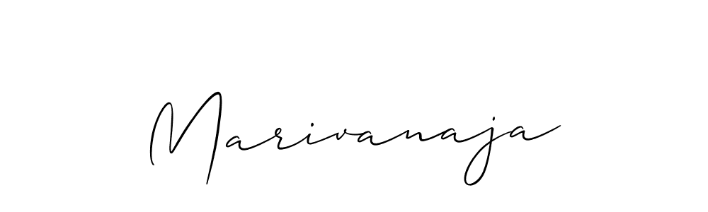 if you are searching for the best signature style for your name Marivanaja. so please give up your signature search. here we have designed multiple signature styles  using Allison_Script. Marivanaja signature style 2 images and pictures png