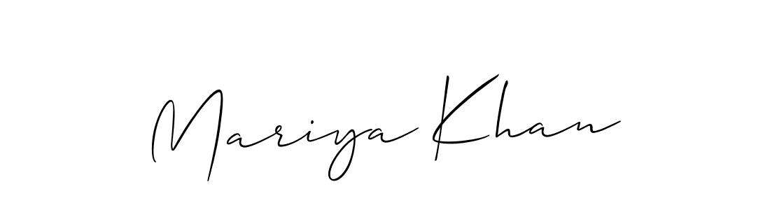 You can use this online signature creator to create a handwritten signature for the name Mariya Khan. This is the best online autograph maker. Mariya Khan signature style 2 images and pictures png
