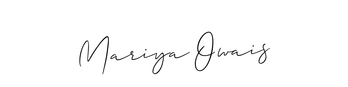You can use this online signature creator to create a handwritten signature for the name Mariya Owais. This is the best online autograph maker. Mariya Owais signature style 2 images and pictures png