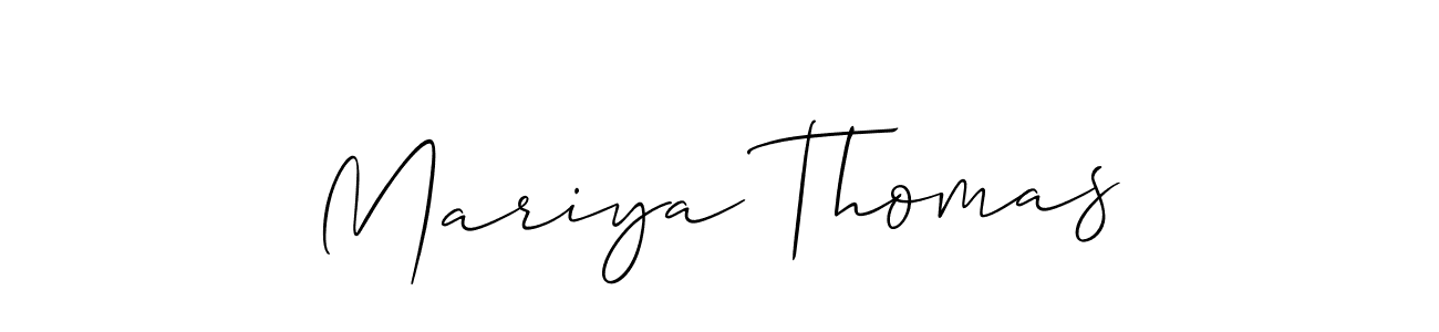 Make a beautiful signature design for name Mariya Thomas. Use this online signature maker to create a handwritten signature for free. Mariya Thomas signature style 2 images and pictures png