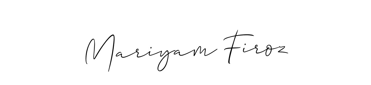 Once you've used our free online signature maker to create your best signature Allison_Script style, it's time to enjoy all of the benefits that Mariyam Firoz name signing documents. Mariyam Firoz signature style 2 images and pictures png