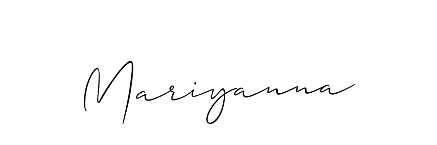 How to Draw Mariyanna signature style? Allison_Script is a latest design signature styles for name Mariyanna. Mariyanna signature style 2 images and pictures png