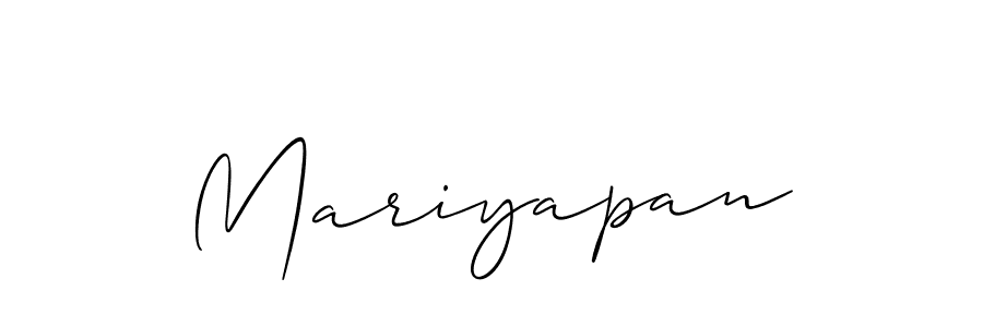 Make a short Mariyapan signature style. Manage your documents anywhere anytime using Allison_Script. Create and add eSignatures, submit forms, share and send files easily. Mariyapan signature style 2 images and pictures png