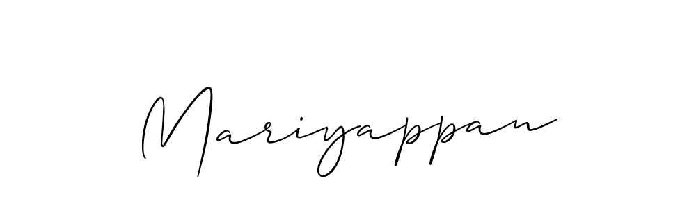 Make a beautiful signature design for name Mariyappan. Use this online signature maker to create a handwritten signature for free. Mariyappan signature style 2 images and pictures png