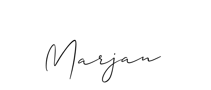 How to Draw Marjan  signature style? Allison_Script is a latest design signature styles for name Marjan . Marjan  signature style 2 images and pictures png