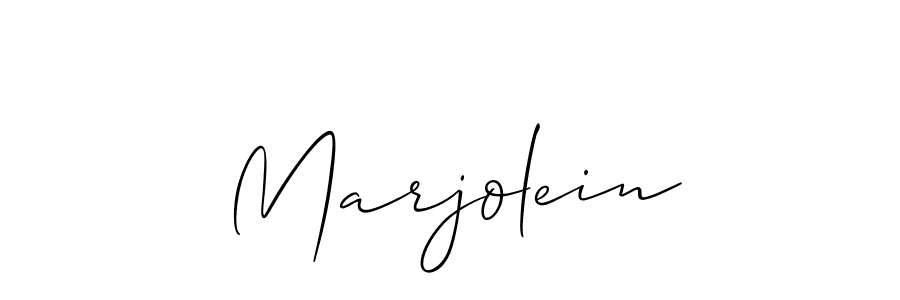 Best and Professional Signature Style for Marjolein. Allison_Script Best Signature Style Collection. Marjolein signature style 2 images and pictures png