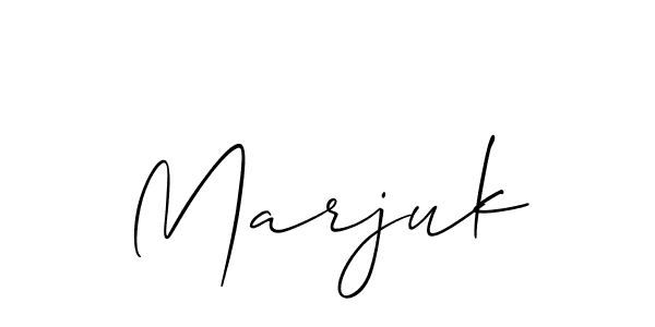 Best and Professional Signature Style for Marjuk. Allison_Script Best Signature Style Collection. Marjuk signature style 2 images and pictures png