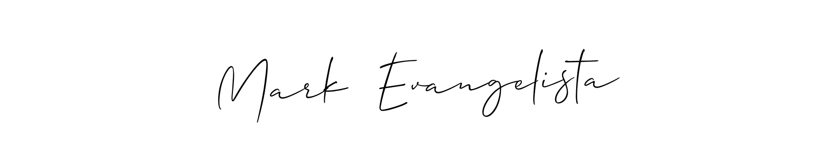 Make a beautiful signature design for name Mark  Evangelista. Use this online signature maker to create a handwritten signature for free. Mark  Evangelista signature style 2 images and pictures png