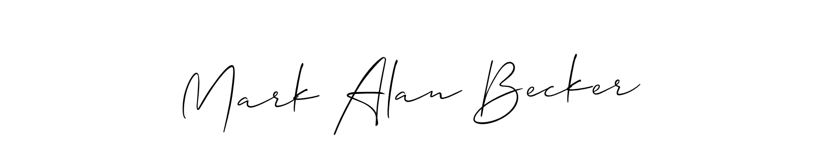 Make a beautiful signature design for name Mark Alan Becker. Use this online signature maker to create a handwritten signature for free. Mark Alan Becker signature style 2 images and pictures png