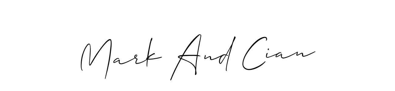 Here are the top 10 professional signature styles for the name Mark And Cian. These are the best autograph styles you can use for your name. Mark And Cian signature style 2 images and pictures png