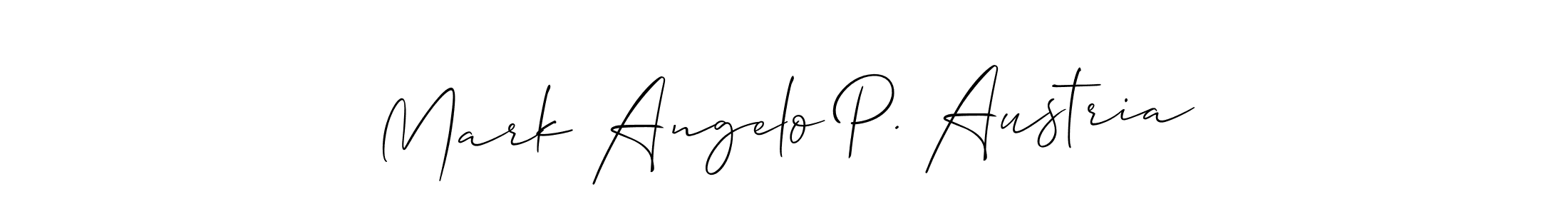 Once you've used our free online signature maker to create your best signature Allison_Script style, it's time to enjoy all of the benefits that Mark Angelo P. Austria name signing documents. Mark Angelo P. Austria signature style 2 images and pictures png