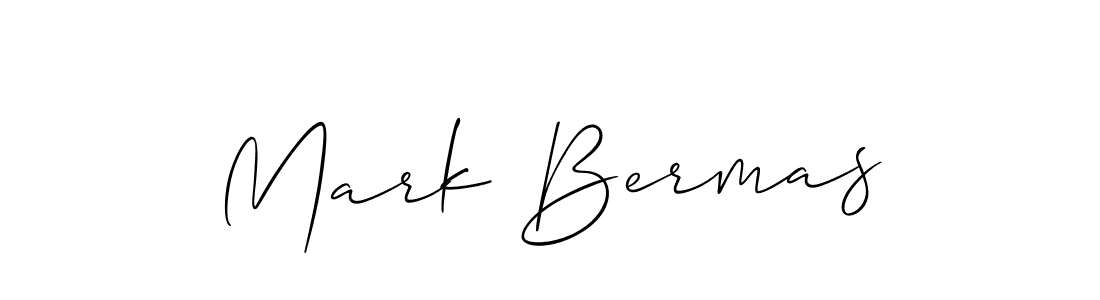 Make a beautiful signature design for name Mark Bermas. With this signature (Allison_Script) style, you can create a handwritten signature for free. Mark Bermas signature style 2 images and pictures png