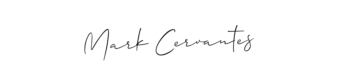 How to make Mark Cervantes signature? Allison_Script is a professional autograph style. Create handwritten signature for Mark Cervantes name. Mark Cervantes signature style 2 images and pictures png