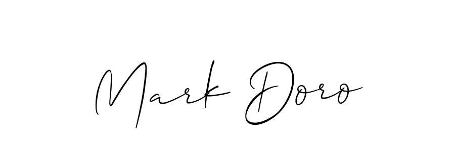 Similarly Allison_Script is the best handwritten signature design. Signature creator online .You can use it as an online autograph creator for name Mark Doro. Mark Doro signature style 2 images and pictures png