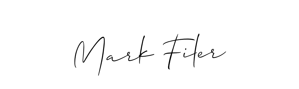 Also You can easily find your signature by using the search form. We will create Mark Filer name handwritten signature images for you free of cost using Allison_Script sign style. Mark Filer signature style 2 images and pictures png