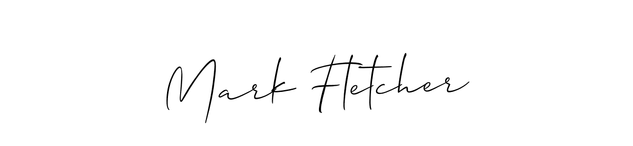 The best way (Allison_Script) to make a short signature is to pick only two or three words in your name. The name Mark Fletcher include a total of six letters. For converting this name. Mark Fletcher signature style 2 images and pictures png