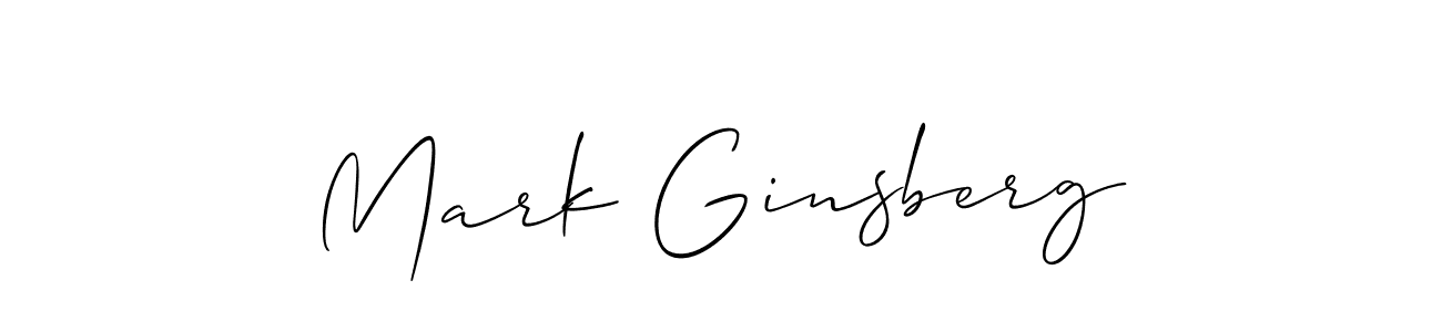 Design your own signature with our free online signature maker. With this signature software, you can create a handwritten (Allison_Script) signature for name Mark Ginsberg. Mark Ginsberg signature style 2 images and pictures png