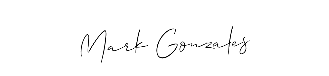 It looks lik you need a new signature style for name Mark Gonzales. Design unique handwritten (Allison_Script) signature with our free signature maker in just a few clicks. Mark Gonzales signature style 2 images and pictures png