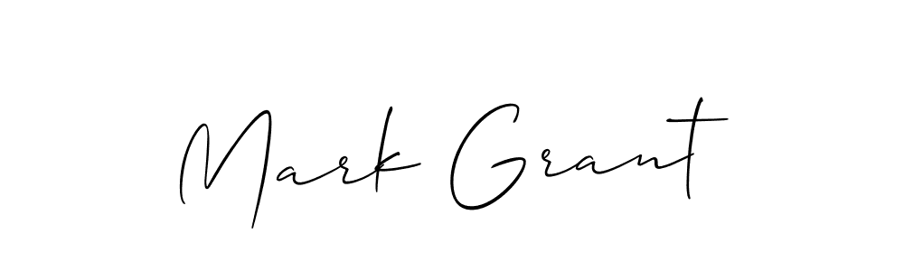 How to make Mark Grant name signature. Use Allison_Script style for creating short signs online. This is the latest handwritten sign. Mark Grant signature style 2 images and pictures png