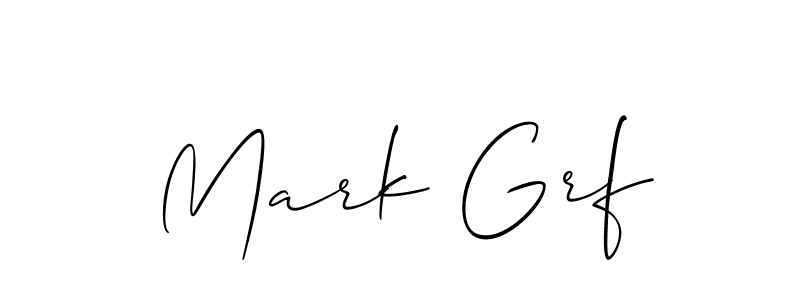 It looks lik you need a new signature style for name Mark Grf. Design unique handwritten (Allison_Script) signature with our free signature maker in just a few clicks. Mark Grf signature style 2 images and pictures png